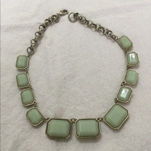 J. Crew Mint Necklace
